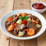 Nationalgericht Namibia: Ox Liver Stew (Rezept) Nationalgericht Namibia: Ox Liver Stew (Rezept)