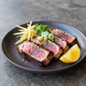 Nationalgericht Nauru: Gebratener Thunfisch mit Sojasauce (Rezept)