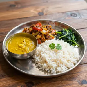 Nationalgericht Nepal: Dal Bhat (Rezept)