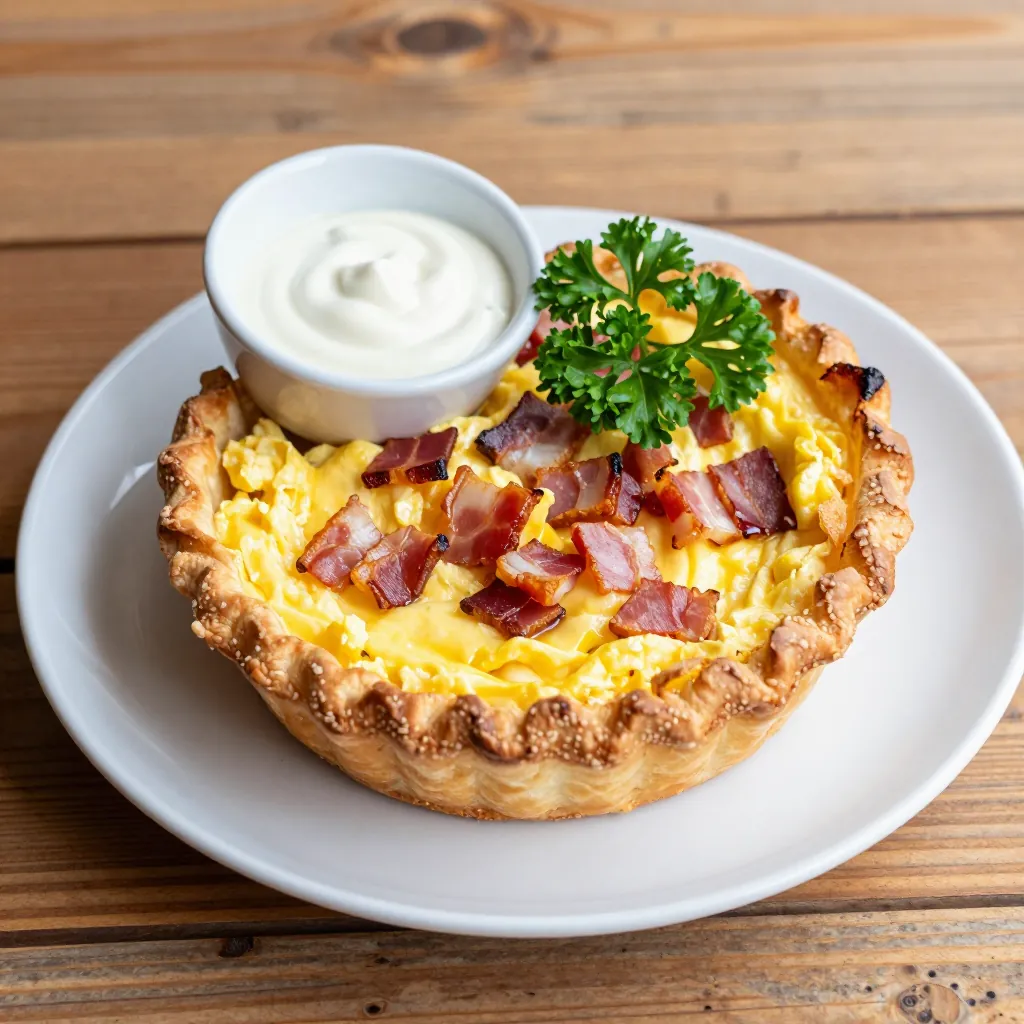 Nationalgericht Neuseeland: Bacon and Egg Pie (Rezept)