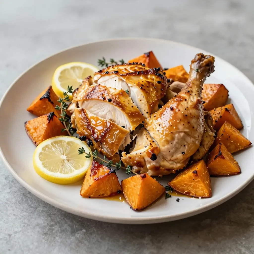 Nationalgericht Neuseeland: Roast Chicken with Kumara (Rezept)