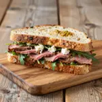 Nationalgericht Neuseeland: Roast Lamb Sandwich (Rezept) Nationalgericht Neuseeland: Roast Lamb Sandwich (Rezept)