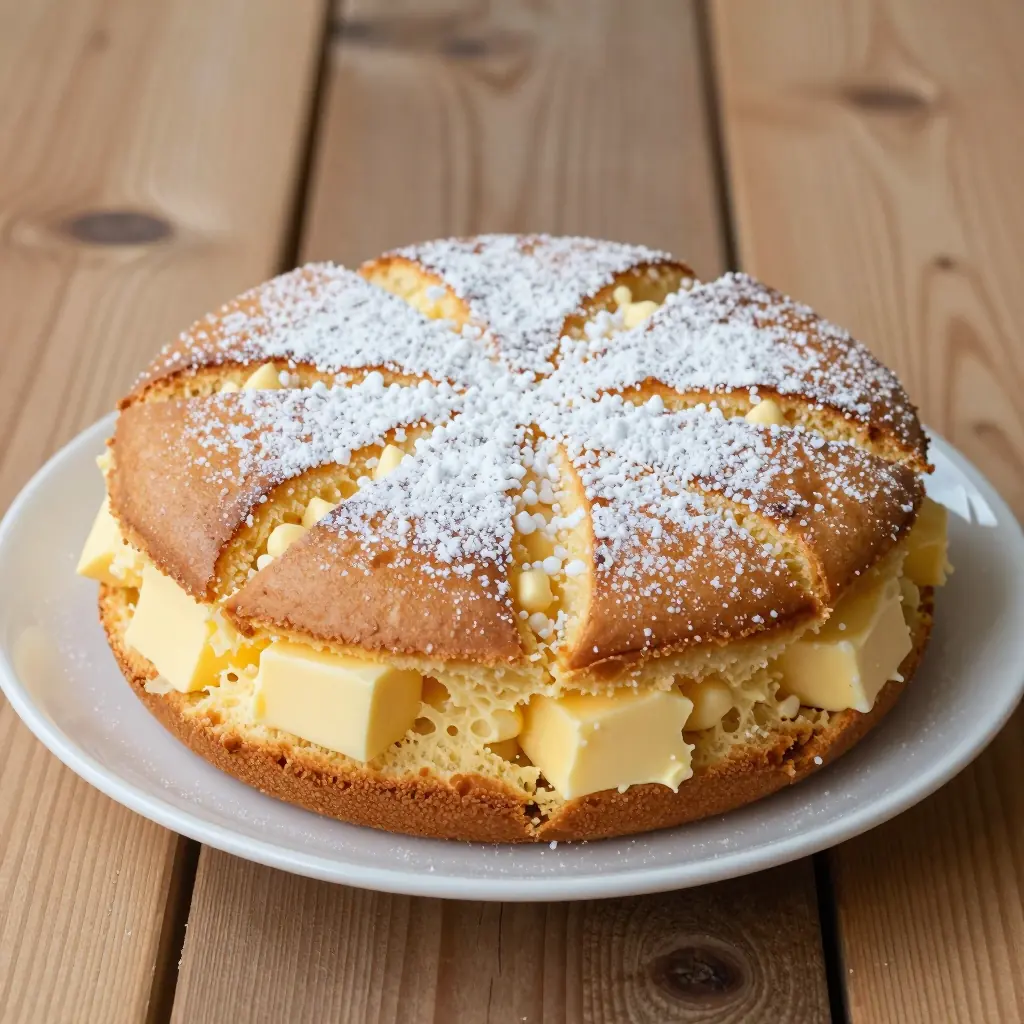 Niederlande: Boterkoek (Rezept). 300mm Foto