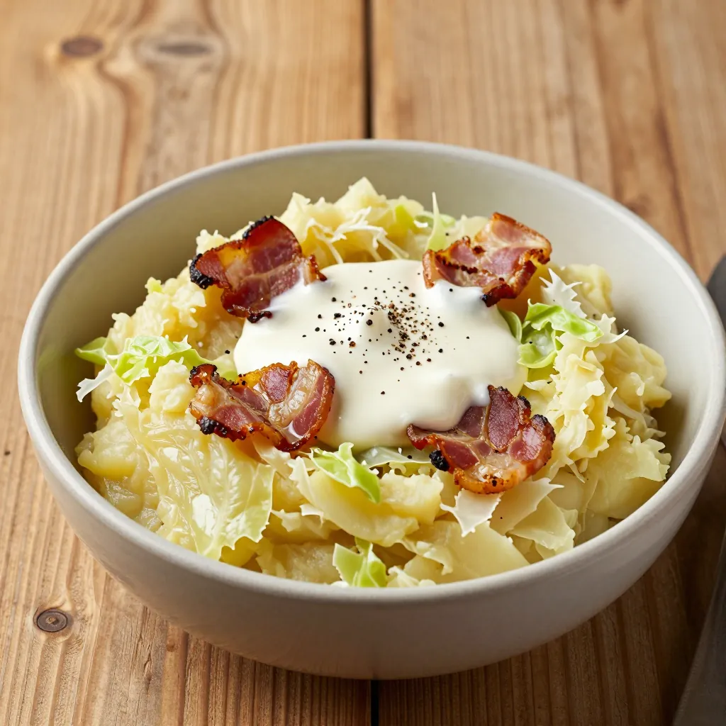 Niederlande: Zuurkoolstamppot (Rezept). 300mm Foto