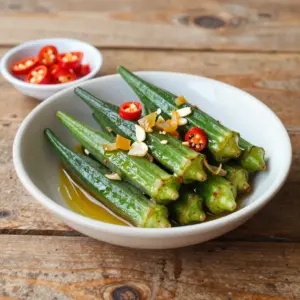 Nationalgericht Nigeria: Steamed Okra (Rezept)
