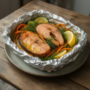 Nationalgericht Norwegen: Ørret i folie (Rezept)