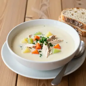 Nationalgericht Österreich: Hendlrahmsuppe (Rezept)