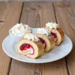 Nationalgericht Österreich: Ribiselbiskuitroulade (Rezept) Nationalgericht Österreich: Ribiselbiskuitroulade (Rezept)