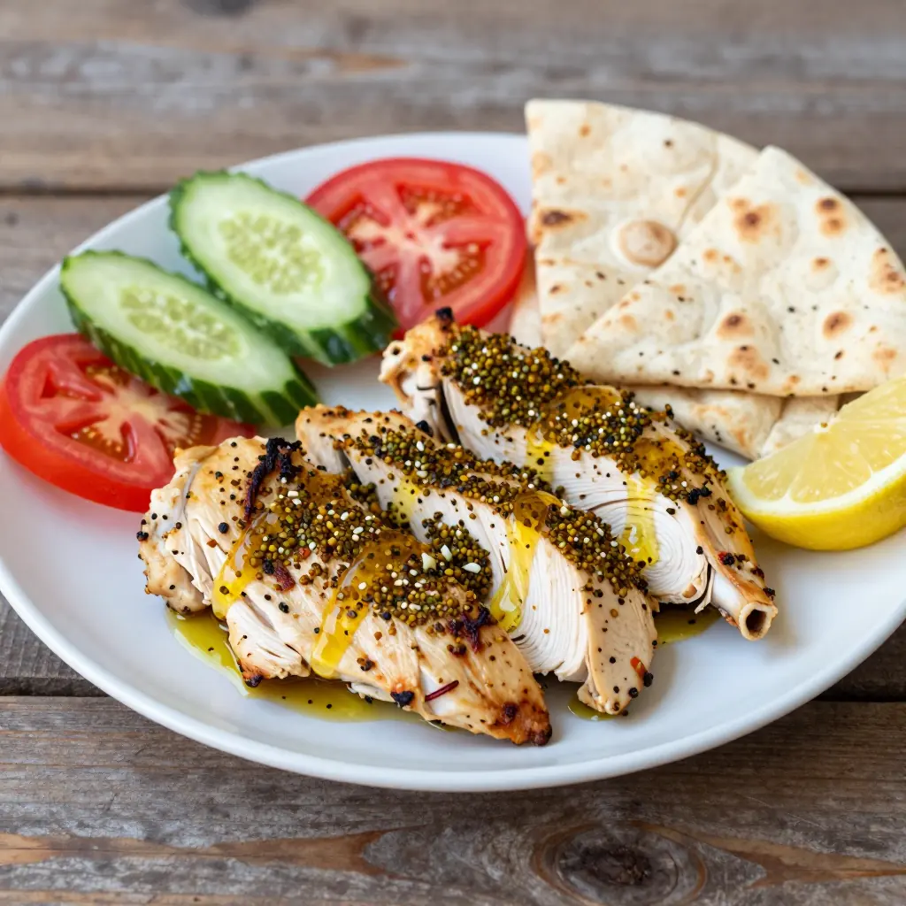 Nationalgericht Oman: Za'atar Roasted Chicken (Rezept)