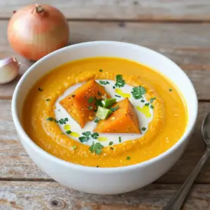 Nationalgericht Papua-Neuguinea: Pumpkin and Coconut Soup (Rezept)