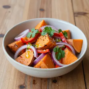 Nationalgericht Papua-Neuguinea: Sweet Potato Salad (Rezept)
