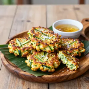 Nationalgericht Papua-Neuguinea: Zucchini and Coconut Fritters (Rezept)
