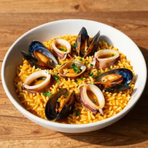 Nationalgericht Peru: Arroz con Mariscos (Rezept)