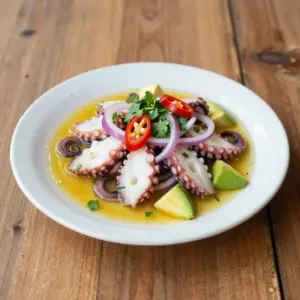Nationalgericht Peru: Ceviche de Pulpo (Rezept)