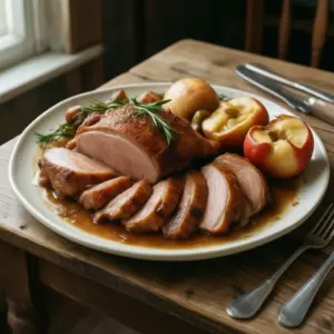 Nationalgericht Polen: Gęś pieczona z jabłkami (Rezept)