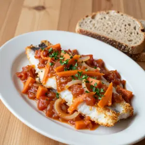 Nationalgericht Polen: Rybę po grecku (Rezept)
