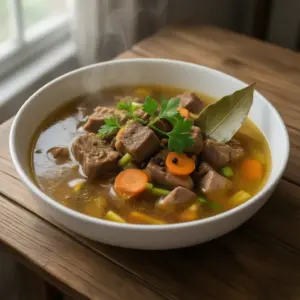 Nationalgericht Polen: Wywar na kościach (Rezept)
