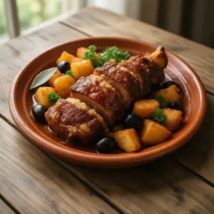 Nationalgericht Portugal: Lombo de Porco à Alentejana (Rezept)