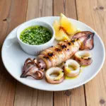 Nationalgericht Portugal: Lulas Grelhadas com Molho Verde (Rezept)