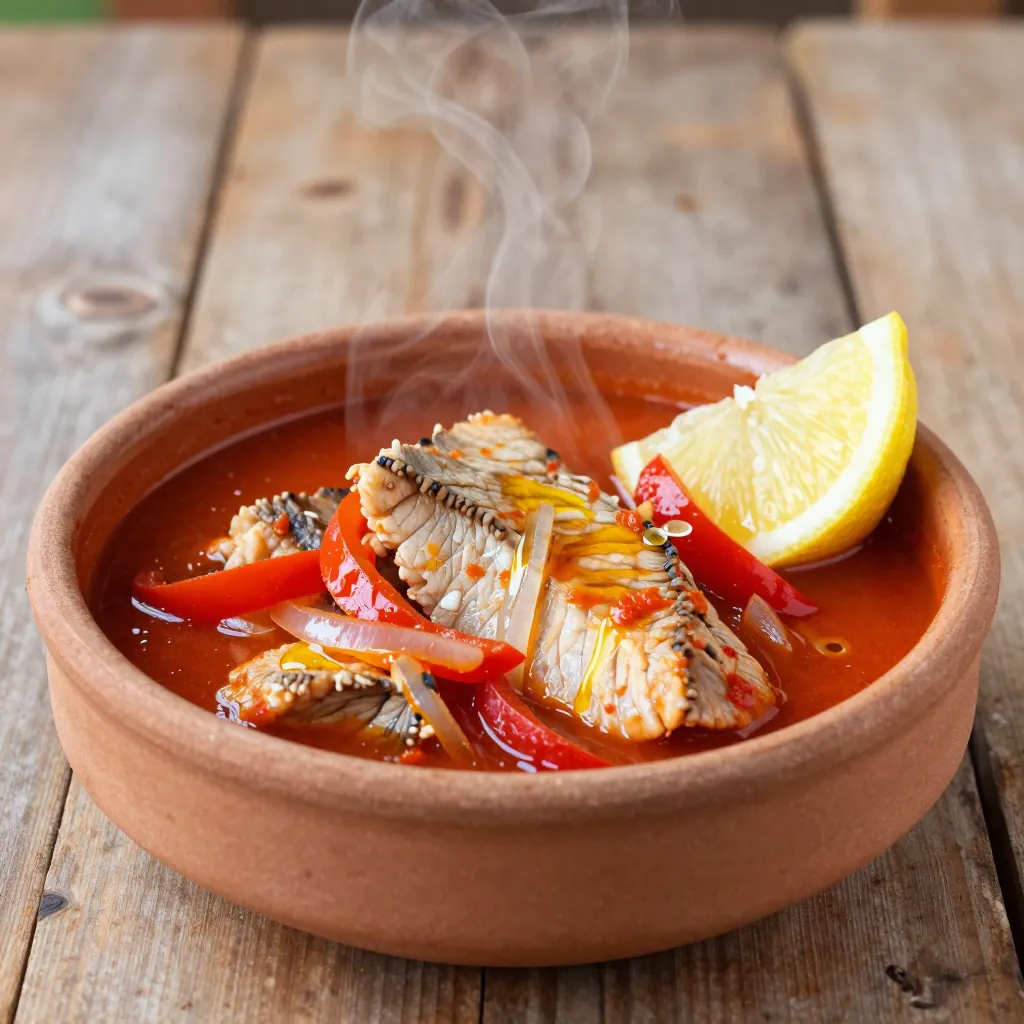 Portugal: Rancho à Portuguesa (Rezept). 300mm Foto