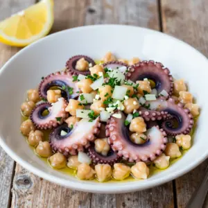 Nationalgericht Portugal: Salada de Polvo com Grão (Rezept)