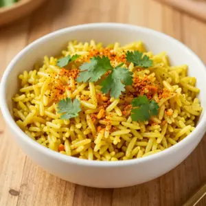 Nationalgericht Salomonen: Turmeric Infused Rice (Rezept)