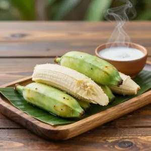 Nationalgericht Samoa: Boiled Green Bananas (Rezept)