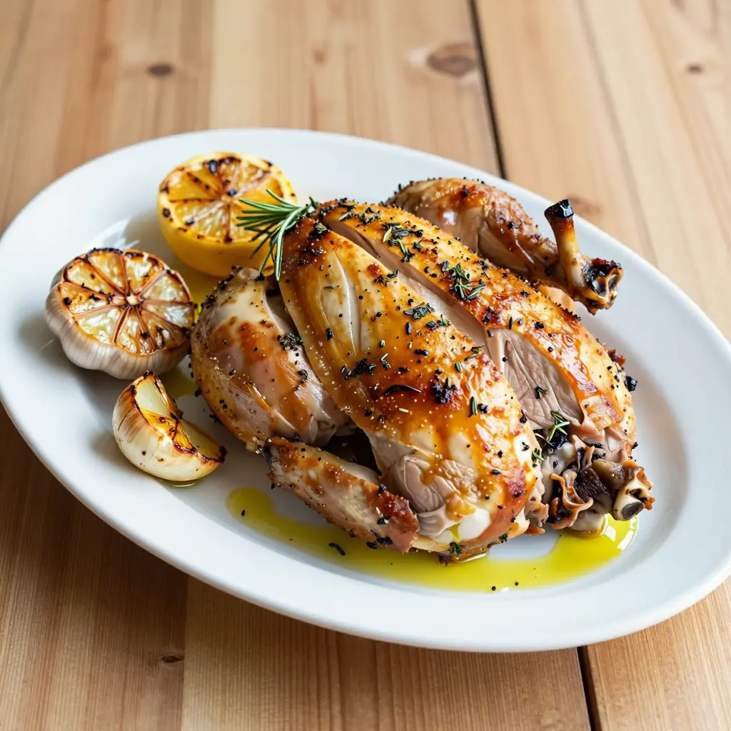 Nationalgericht San Marino: Pollo Arrosto con Erbe (Rezept)