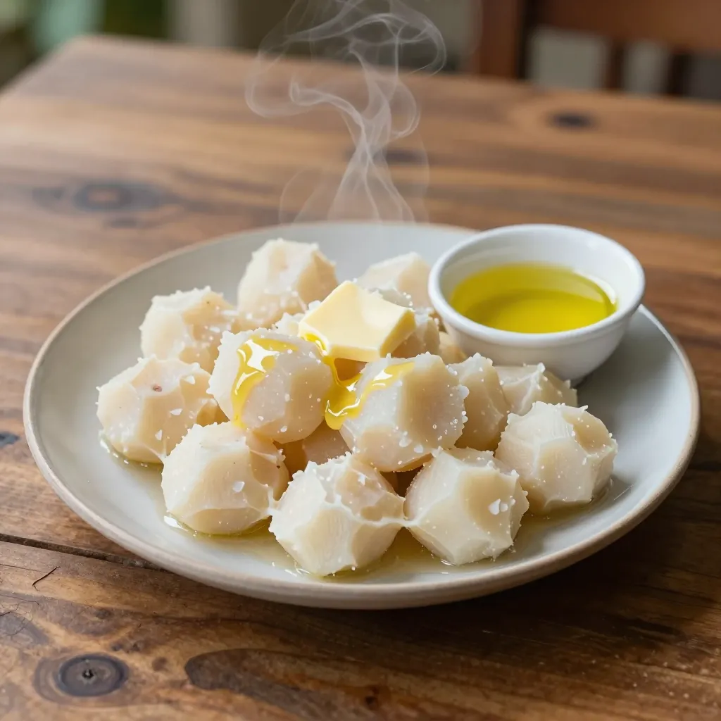 Nationalgericht São Tomé und Príncipe: Mandioca Cozida (Rezept)