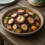 Nationalgericht São Tomé und Príncipe: Polvo ao Vinho (Rezept) Nationalgericht São Tomé und Príncipe: Polvo ao Vinho (Rezept)