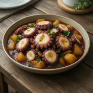 Nationalgericht São Tomé und Príncipe: Polvo ao Vinho (Rezept)