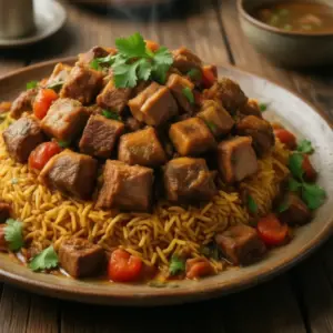 Nationalgericht Saudi-Arabien: Al-Kabsa Lahm (Rezept)