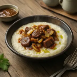 Nationalgericht Saudi-Arabien: Jareesh Lahm (Rezept)