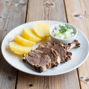Nationalgericht Schweden: Rökt renkött (Rezept)