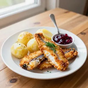 Nationalgericht Schweden: Stekt strömming (Rezept)