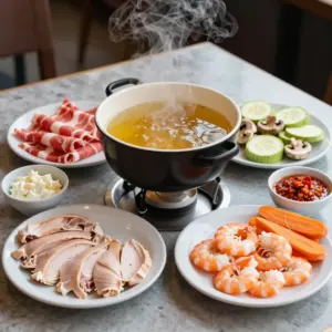 Nationalgericht Schweiz: Fondue Chinoise (Rezept)