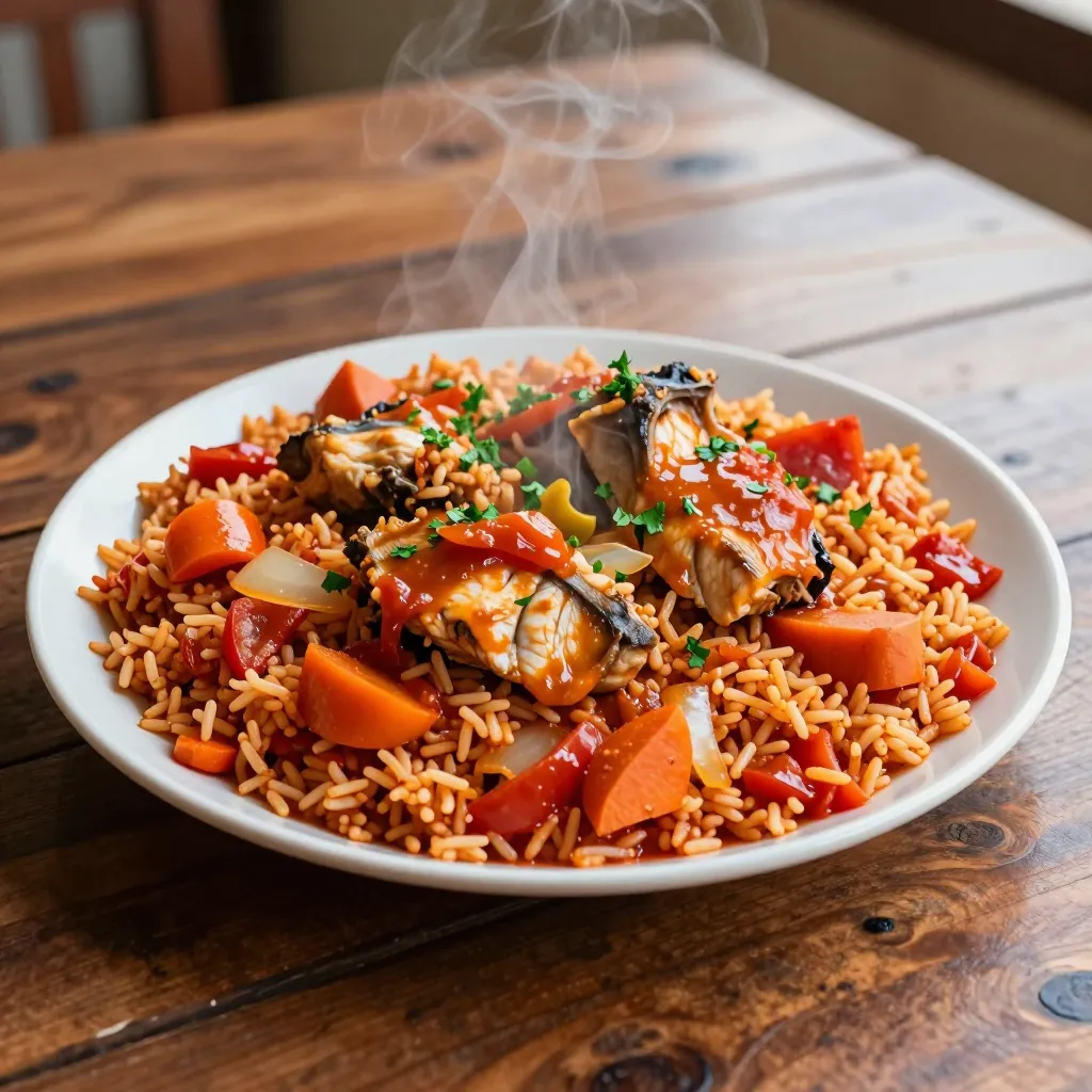 Nationalgericht Senegal: Thieboudienne au poisson (Rezept)