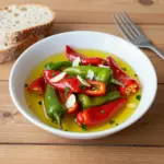 Nationalgericht Serbien: Ljuta Paprika u Ulju (Rezept)