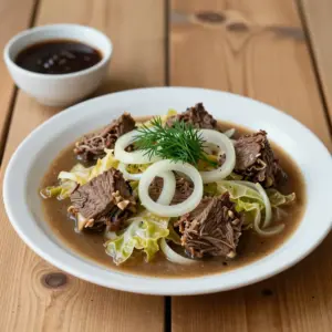Nationalgericht Serbien: Slatki Kupus sa Junetinom (Rezept)