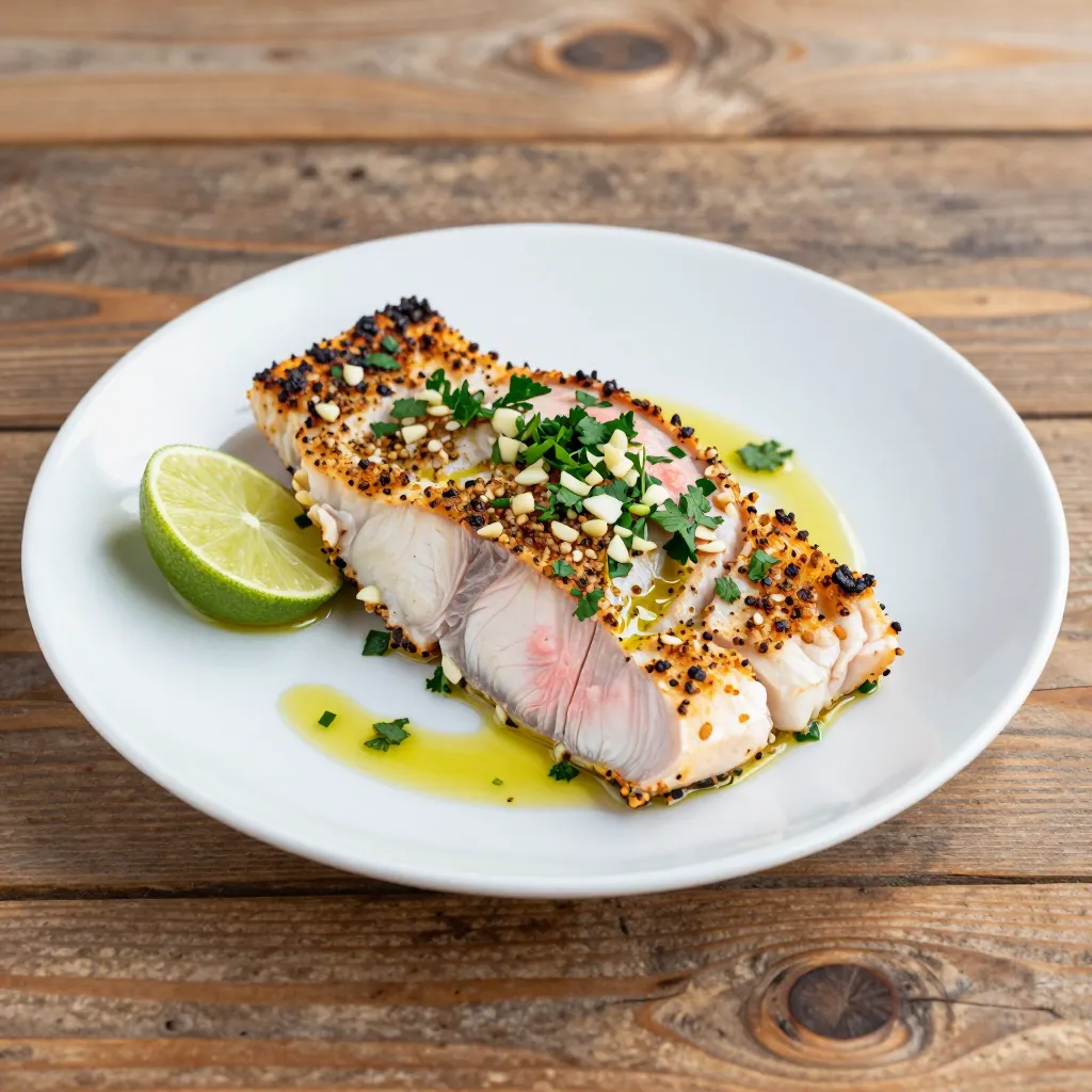 Nationalgericht Seychellen: Baked Tuna with Herbs (Rezept)