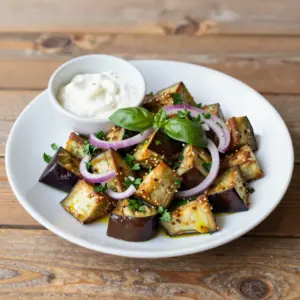 Nationalgericht Seychellen: Eggplant Salad (Rezept)
