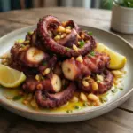 Nationalgericht Seychellen: Fried Octopus with Garlic (Rezept) Nationalgericht Seychellen: Fried Octopus with Garlic (Rezept)