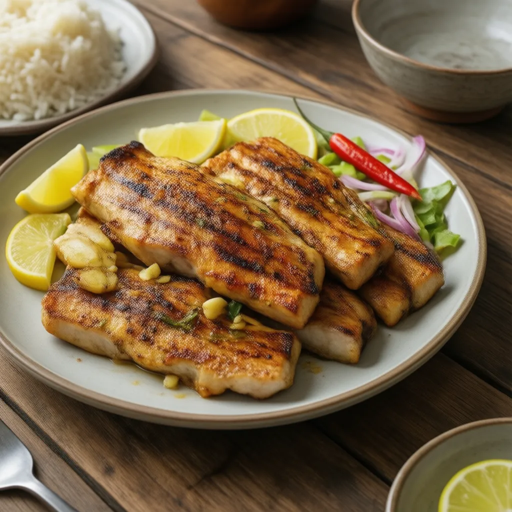Nationalgericht Seychellen: Grilled Job Fish (Rezept)