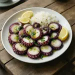 Nationalgericht Seychellen: Grilled Octopus with Garlic Butter (Rezept)