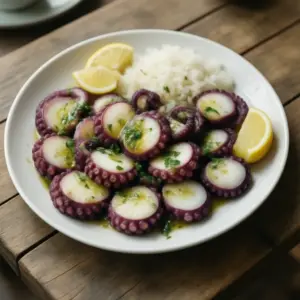 Nationalgericht Seychellen: Grilled Octopus with Garlic Butter (Rezept)