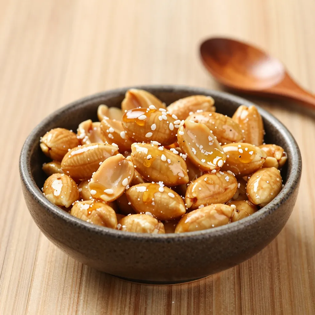 Nationalgericht Simbabwe: Roasted Groundnuts with Honey (Rezept)
