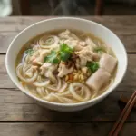 Nationalgericht Singapur: Crab Bee Hoon (Rezept) Nationalgericht Singapur: Crab Bee Hoon (Rezept)