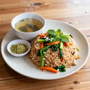 Nationalgericht Singapur: Hakka Thunder Tea Rice (Rezept)