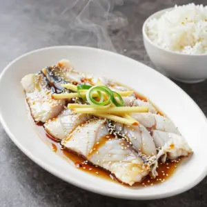 Nationalgericht Singapur: Steamed Fish with Ginger (Rezept)