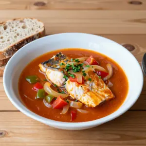 Nationalgericht Slowakei: Rybí Paprikáš (Rezept)